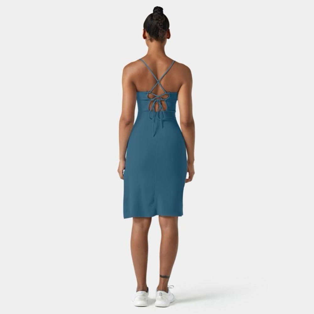 Halara Everyday Split Strap Bodycon Midi Chill Pa… - image 2